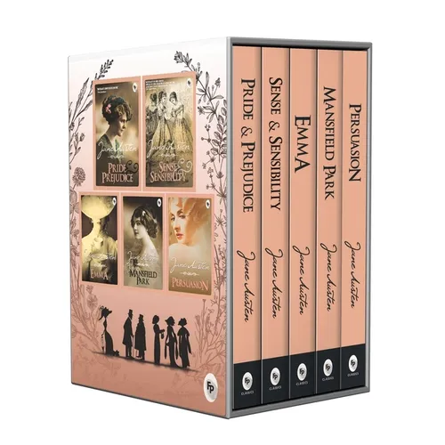 Greatest Works of Jane Austen (Set of 5 Books)