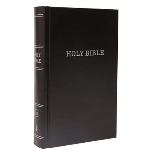 KJV, Pew Bible, Hardcover, Black, Red Letter Edition